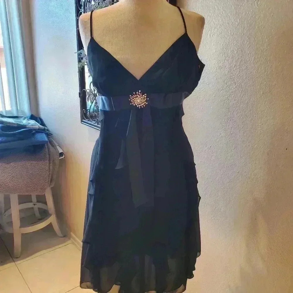 Betsy & Adam's black cocktail dress THE DRESS !
